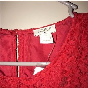 J. Crew Dresses - J. Crew Red Lace Dress J. Crew Dresses - J. Crew Red Lace Dress